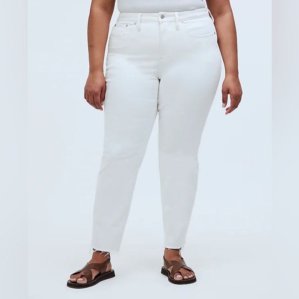 COPY - Madewell plus curvy perfect vintage crop jean